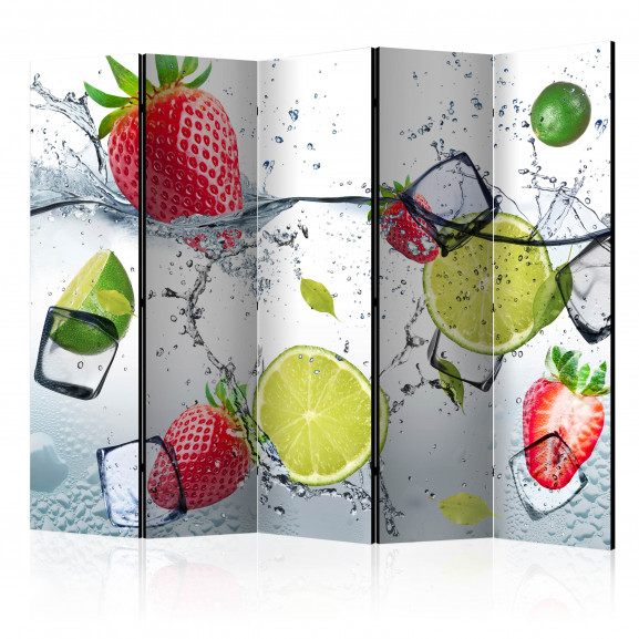 Paravan Fruit Cocktail Ii [Room Dividers] 225 cm x 172 cm