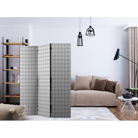 Paravan Dogtooth Check [Room Dividers] 135 cm x 172 cm-01