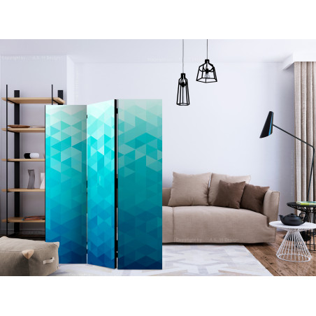 Paravan Azure Pixel [Room Dividers] 135 cm x 172 cm-01