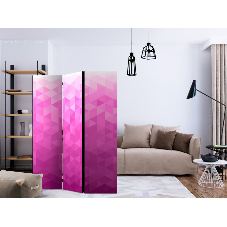 Paravan Pink Pixel [Room Dividers] 135 cm x 172 cm-01