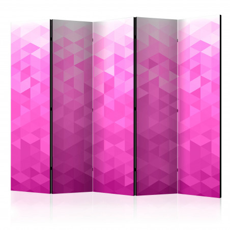 Paravan Pink Pixel Ii [Room Dividers] 225 cm x 172 cm-01