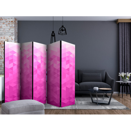 Paravan Pink Pixel Ii [Room Dividers] 225 cm x 172 cm-01