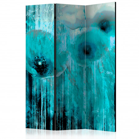 Paravan Turquoise Madness [Room Dividers] 135 cm x 172 cm-01