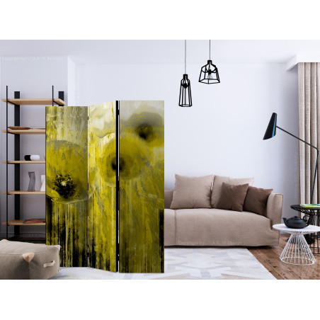 Paravan Yellow Madness [Room Dividers] 135 cm x 172 cm-01