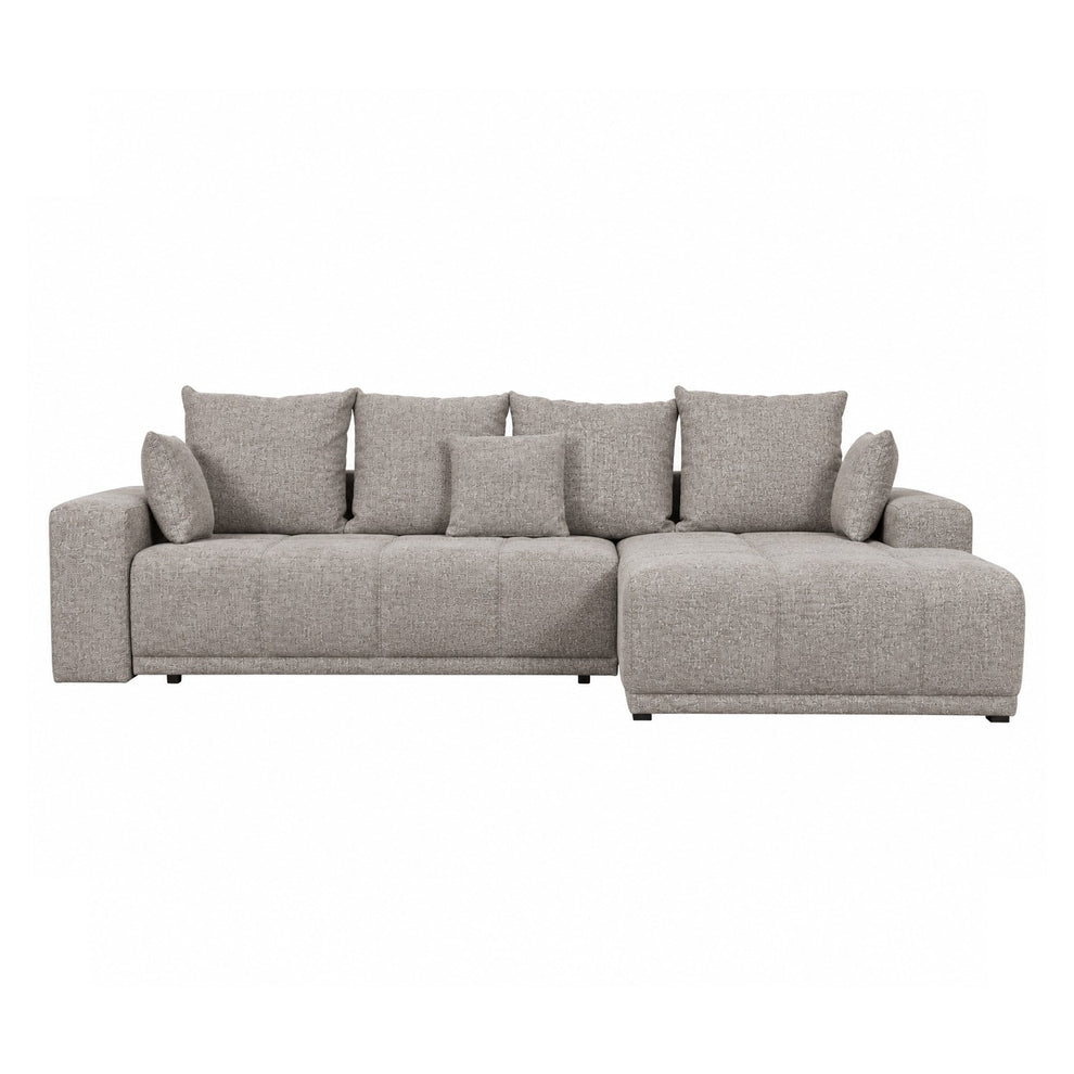 Coltar Cu Insula Dreapta Green, 5 Locuri, Lada Depozitare, ICON 90, 280 Cm