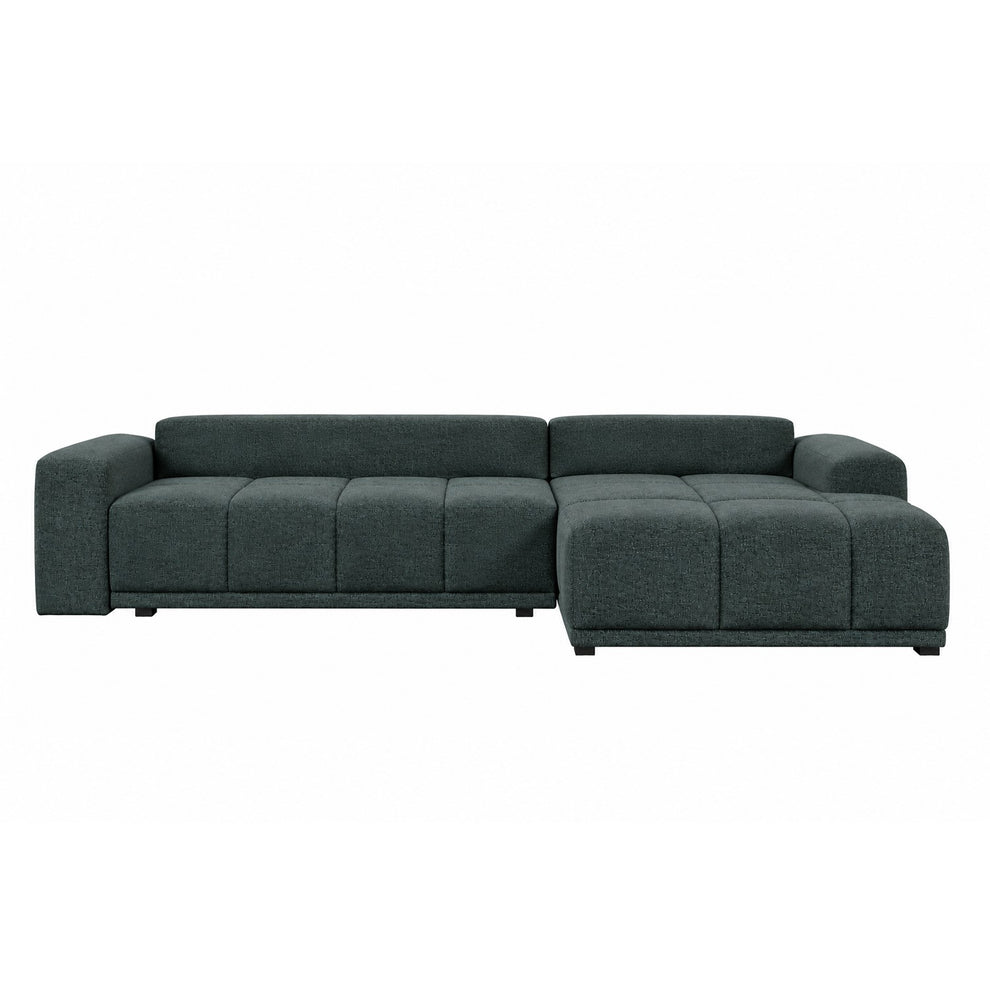 Coltar Cu Insula Dreapta Green, 5 Locuri, Lada Depozitare, ICON 79, 280 Cm