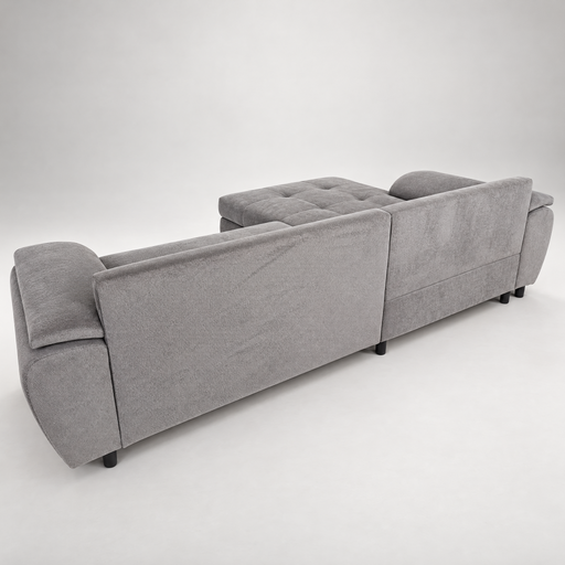Coltar Extensibil Stanga Venus, 5 Locuri, Lada Depozitare, Gri,  290 Cm