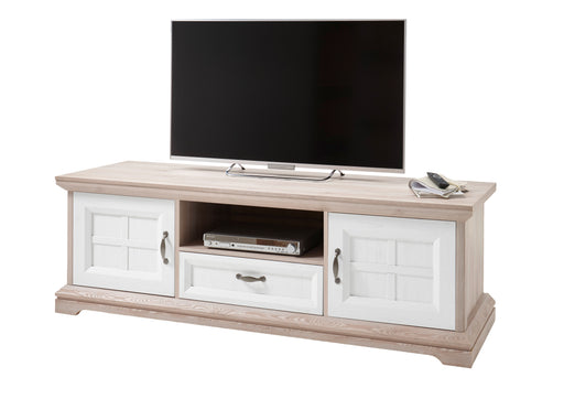 Comoda Tv Cu 2 Usi Si 1 Sertar Avenue, Stejar Si Anderson Pine, 177 Cm