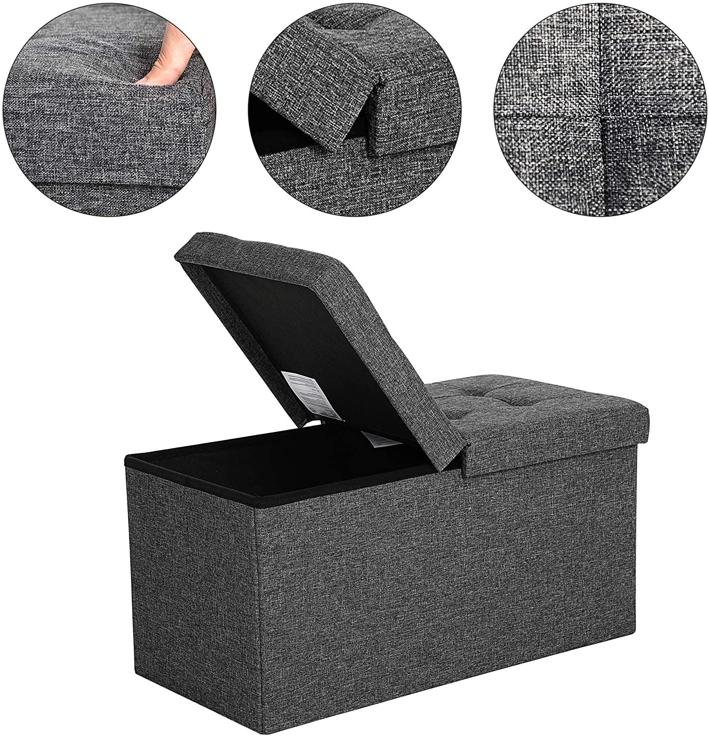 Taburet Pliant Dark Grey