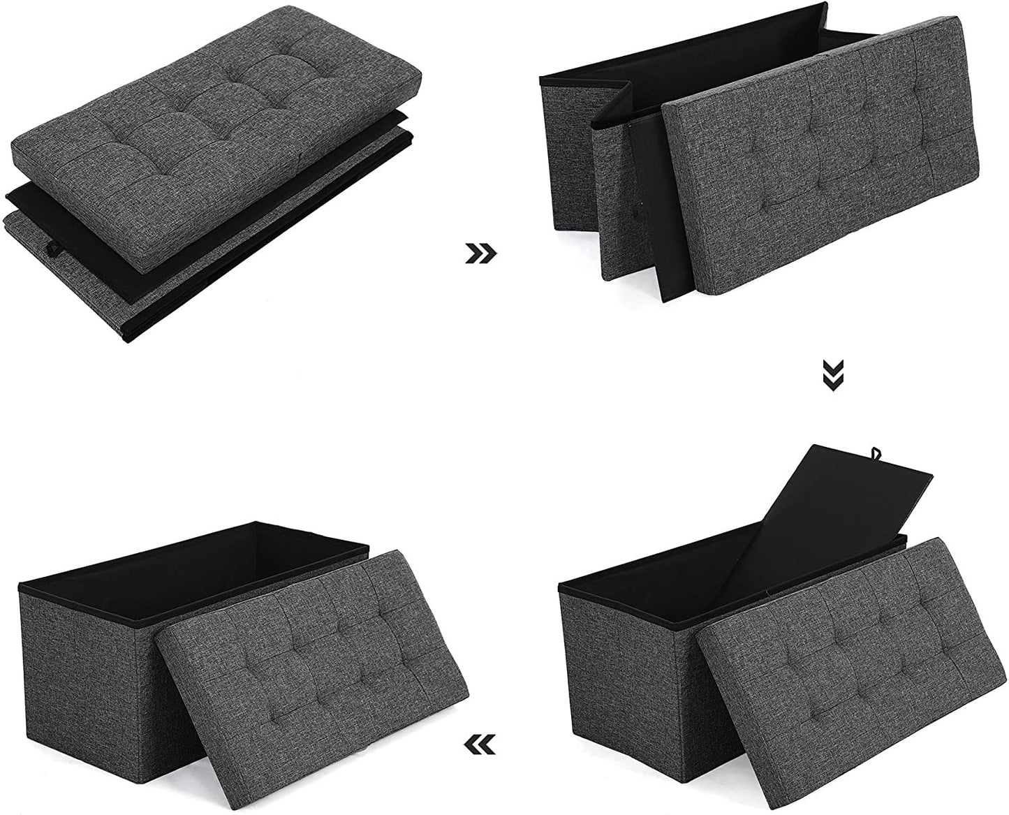 Taburet Pliant Dark Grey