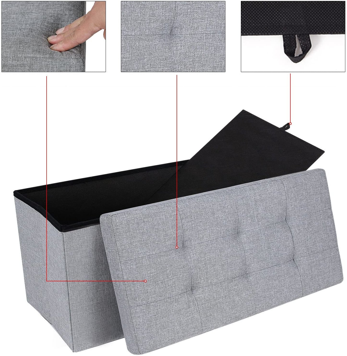 Taburet Pliant Light Grey