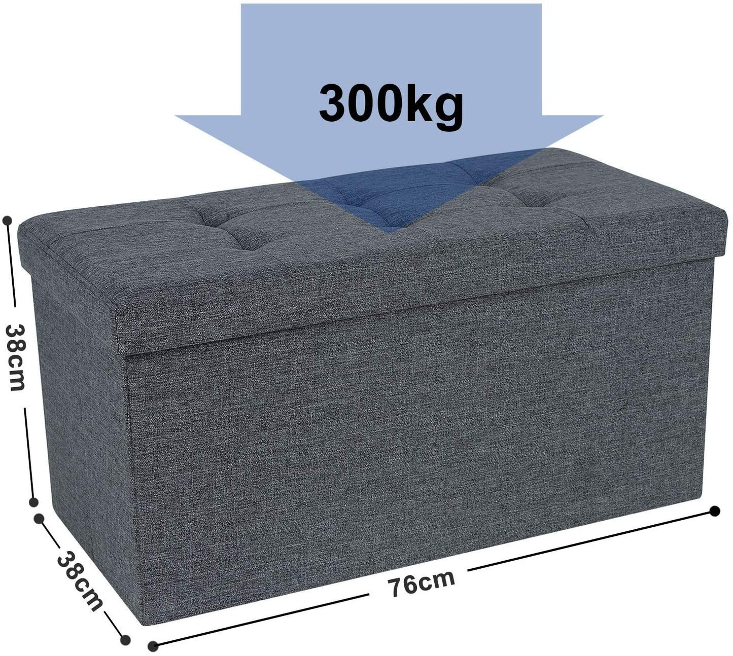 Taburet Pliant Dark Grey