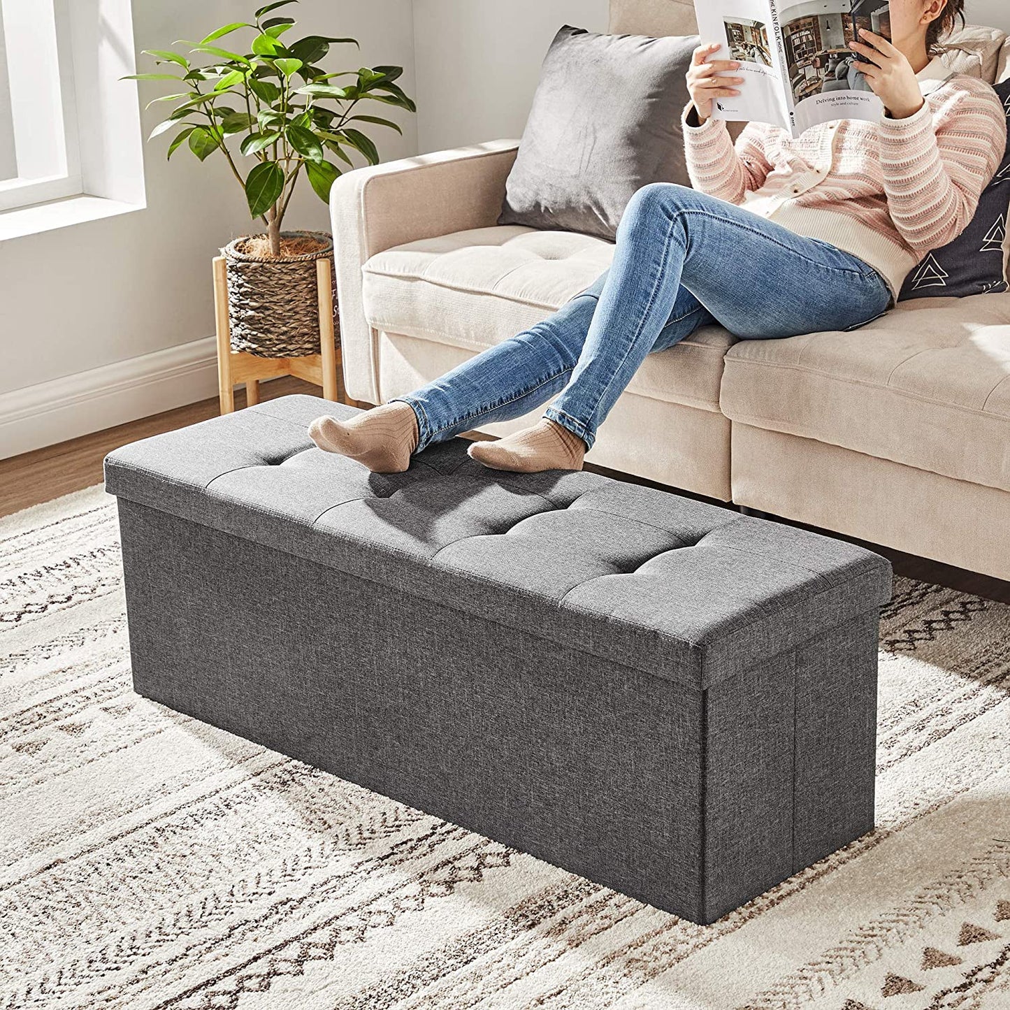 Taburet Pliant Dark Grey