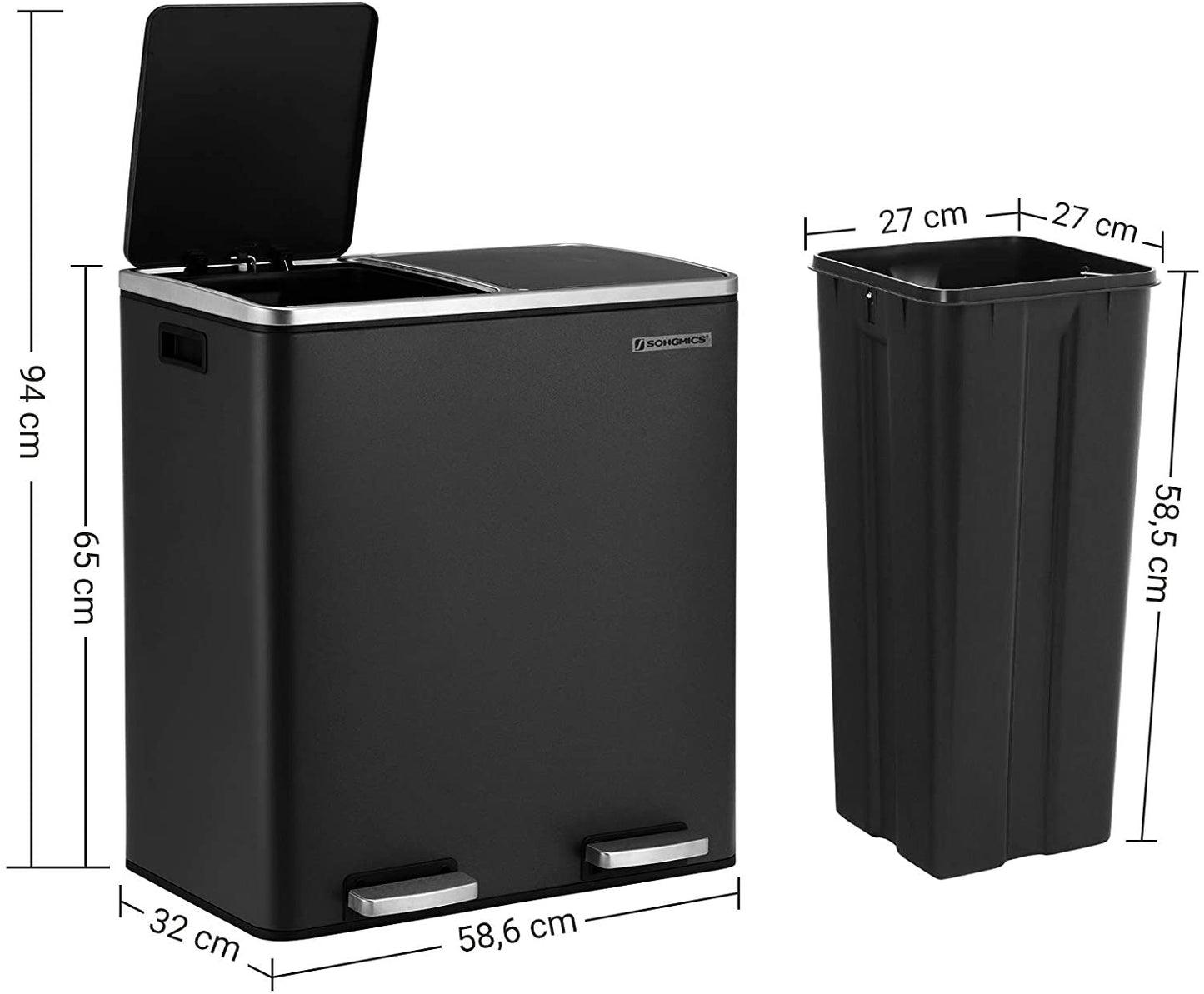 Cos De Gunoi Black