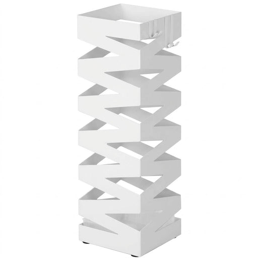 Suport Umbrela Fence White, 15.5 x 15.5 x 49 cm