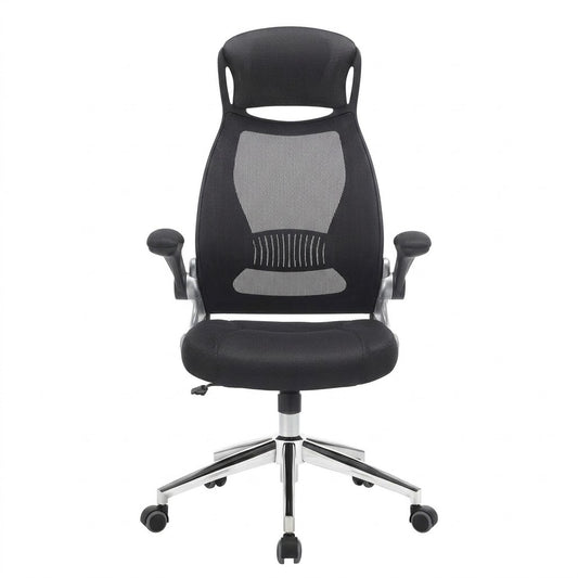 Scaun Birou Ergonomic Slim , Alb & Negru, 64 x 63 x 126.5 Cm