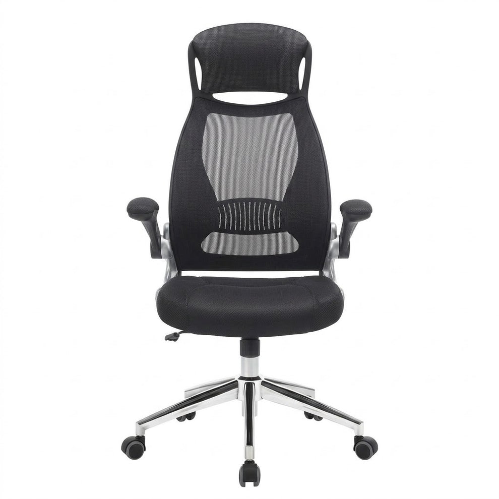 Scaun Birou Ergonomic Slim , Alb & Negru, 64 x 63 x 126.5 Cm