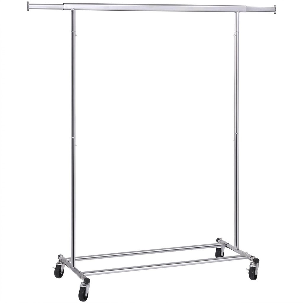 Suport mobil cu 1 bara Chrome 1, (92-132) x 45.4 x 160 cm