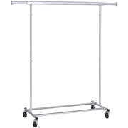 Suport mobil cu 1 bara Chrome 1, (92-132) x 45.4 x 160 cm