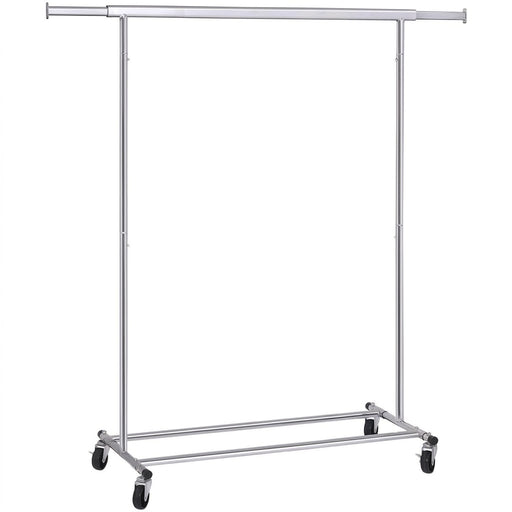 Suport mobil cu 1 bara Chrome 1, (92-132) x 45.4 x 160 cm