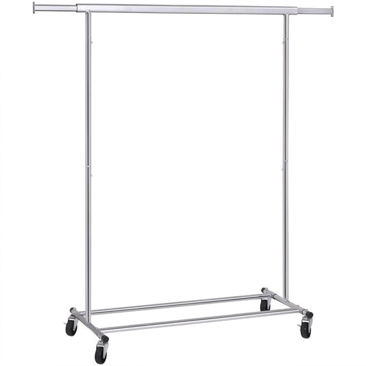 Suport mobil cu 1 bara Chrome 1, (92-132) x 45.4 x 160 cm