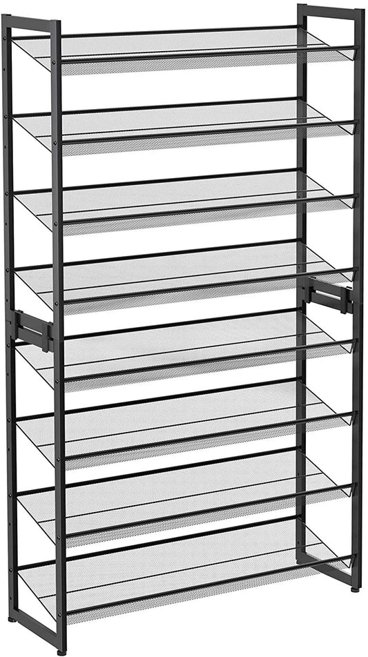 Raft Pantofi Steel , Negru, 92.5 Cm
