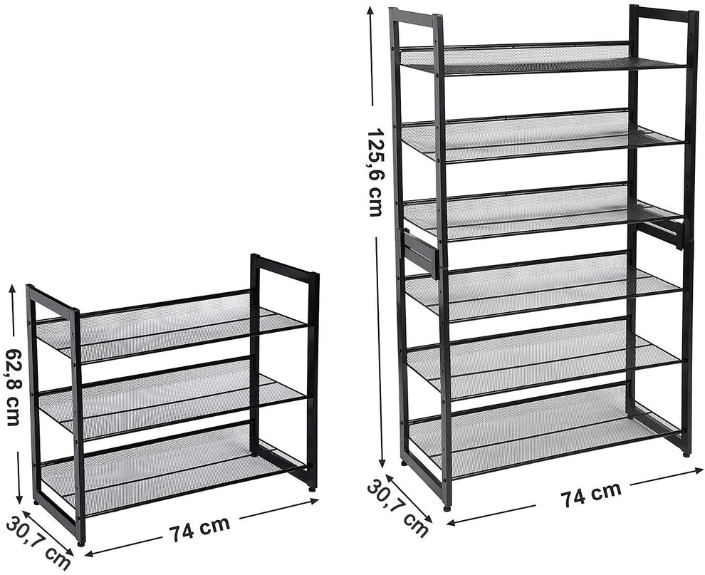 Raft Depozitare, Negru, 74 Cm