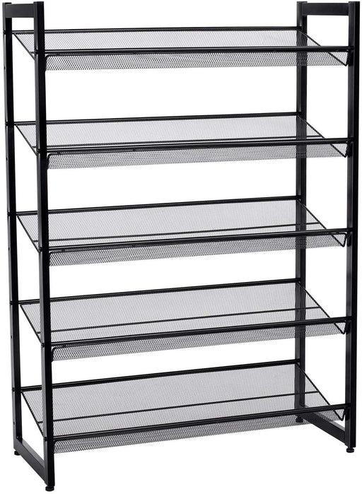 Etajera Pantofi, Negru, 74 x 30.7 x 104 Cm