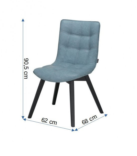 Scaun Reno Vintage Albastru, 61.5 Cm