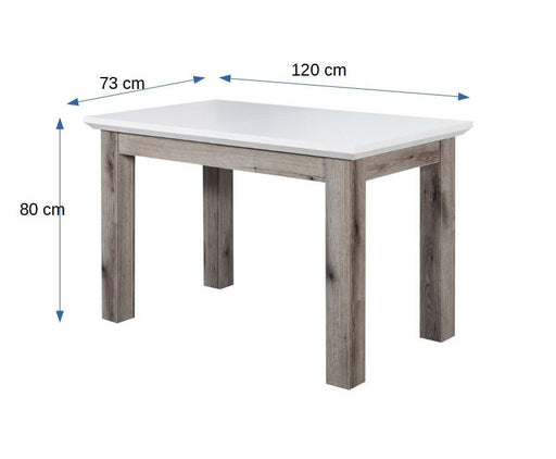 Masa Fiona, Extensibila, 120/160 x 75.6 x 78 Cm