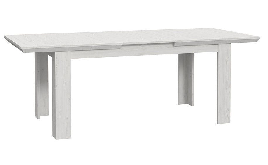Masa Encanto, Extensibila, Pin Alb, 160/205 x 75 x 90 Cm