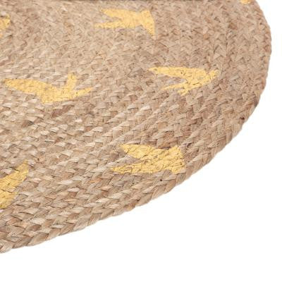 Covor Iutta Golden Birds D80 cm