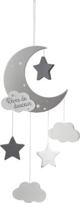 Decoratiune Agatatoare Grey Moon