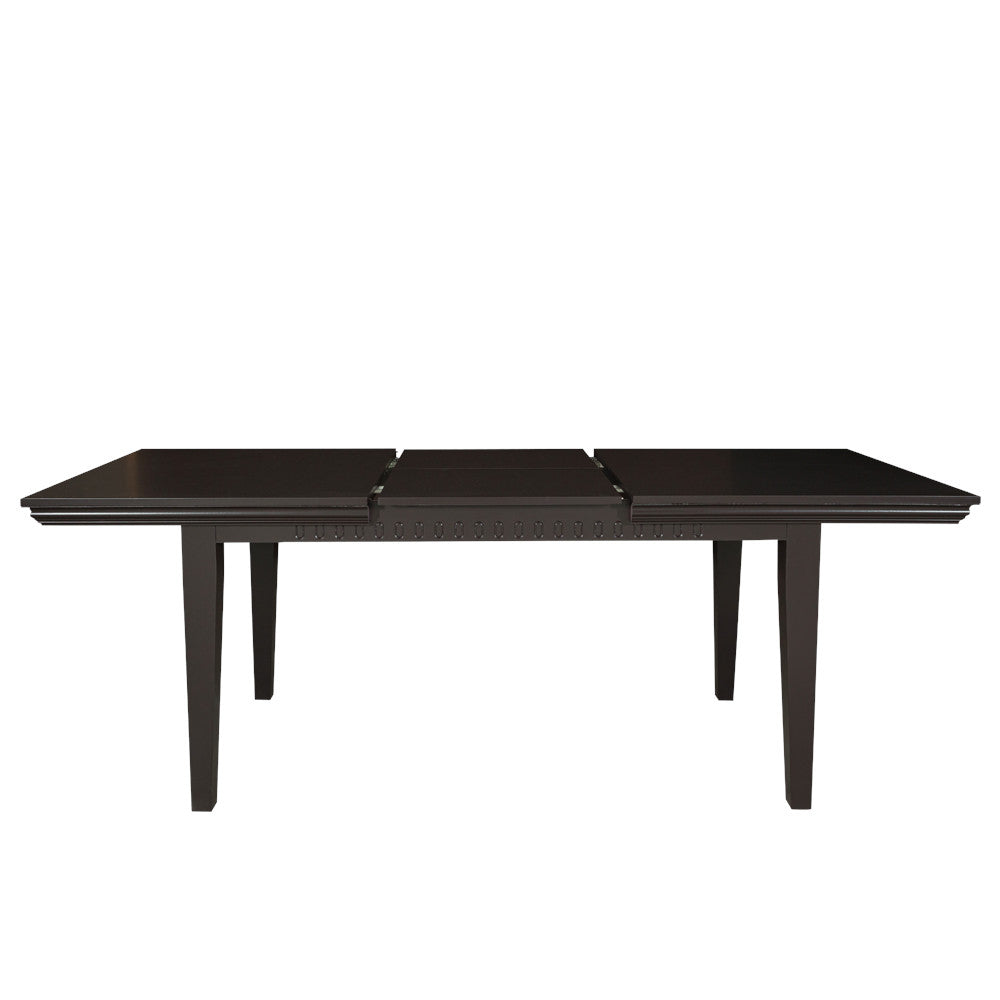 Masa Saint Tropez, Extensibila, Vopsit Negru, 160/215 x 90 x 77.5 Cm