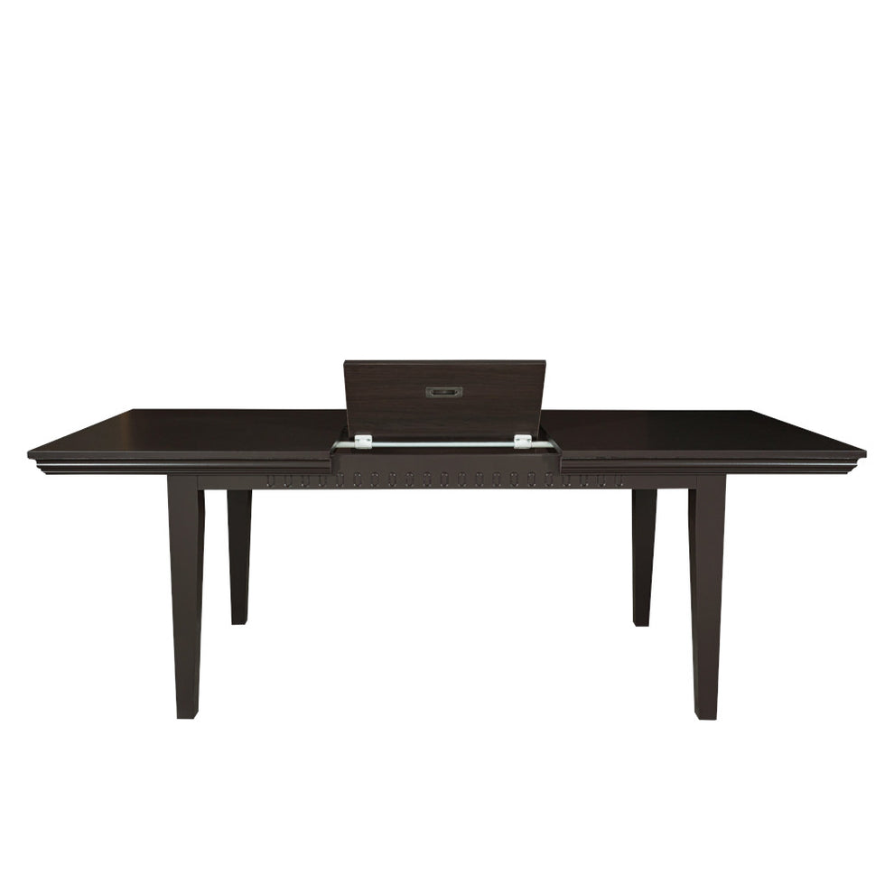 Masa Saint Tropez, Extensibila, Vopsit Negru, 160/215 x 90 x 77.5 Cm