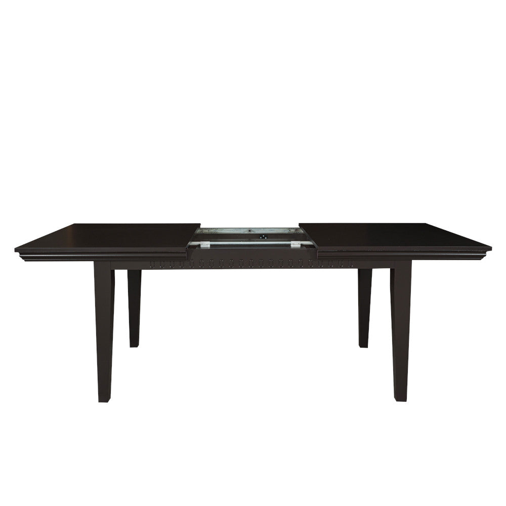 Masa Saint Tropez, Extensibila, Vopsit Negru, 160/215 x 90 x 77.5 Cm