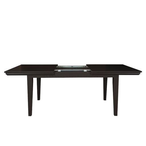 Masa Saint Tropez, Extensibila, Vopsit Negru, 160/215 x 90 x 77.5 Cm