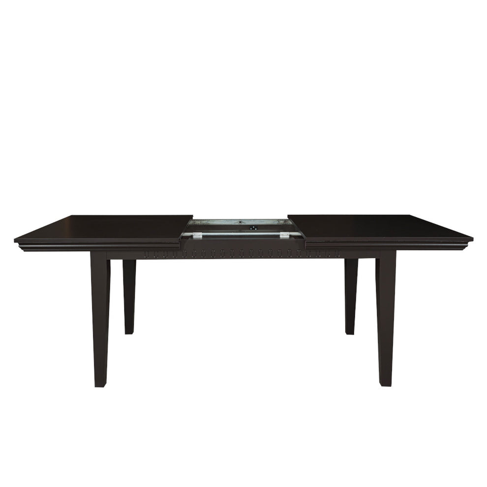 Masa Saint Tropez, Extensibila, Vopsit Negru, 160/215 x 90 x 77.5 Cm