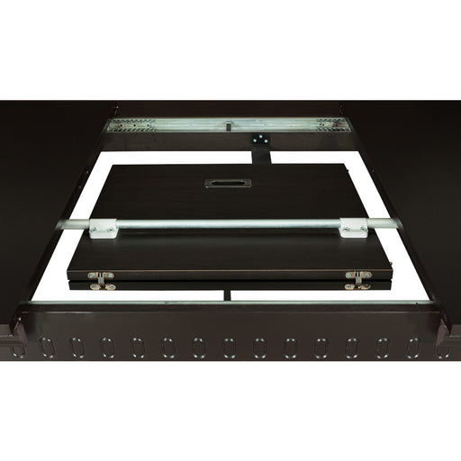 Masa Saint Tropez, Extensibila, Vopsit Negru, 160/215 x 90 x 77.5 Cm
