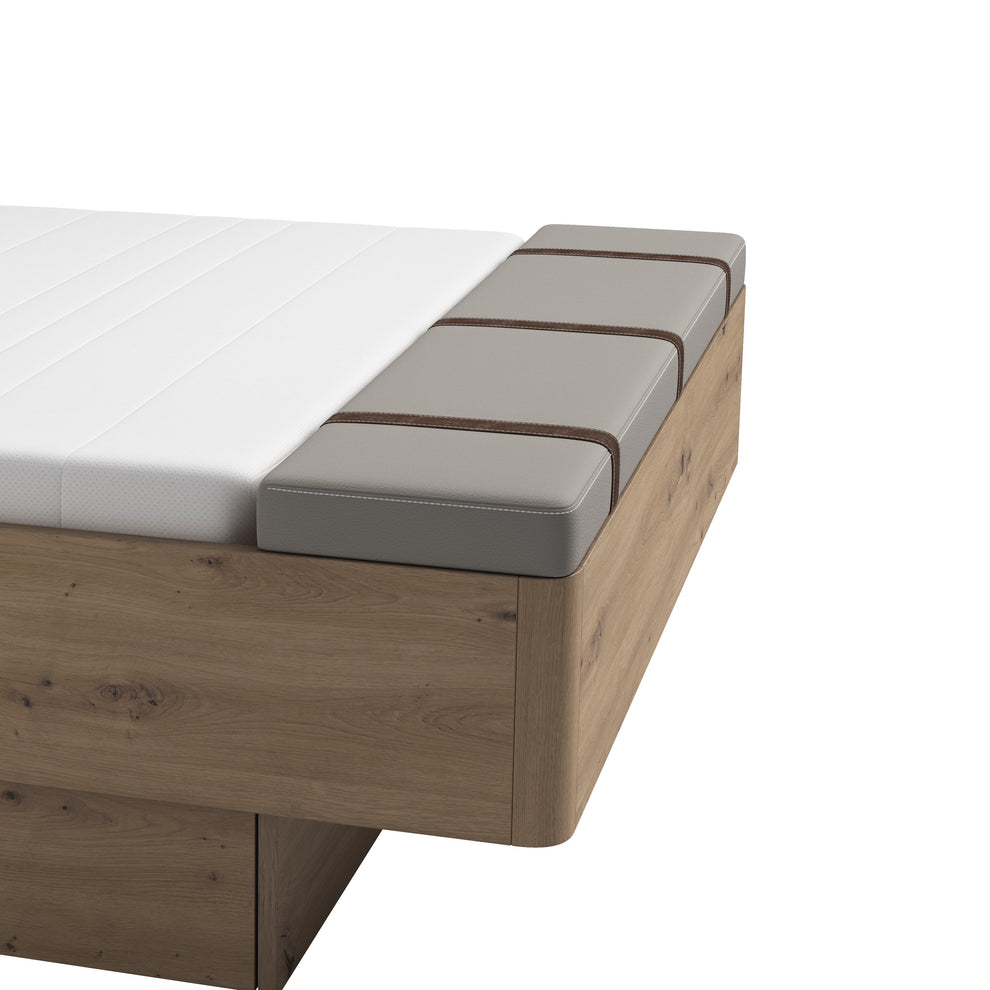 Pat cu 2 Noptiere Prestige, Dimensiune Saltea 140 x 190 cm