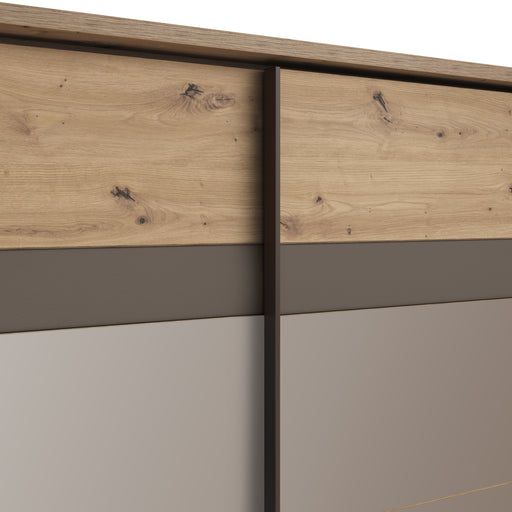 Dulap Cu Rama Prestige Stejar Natur, 225.1 Cm