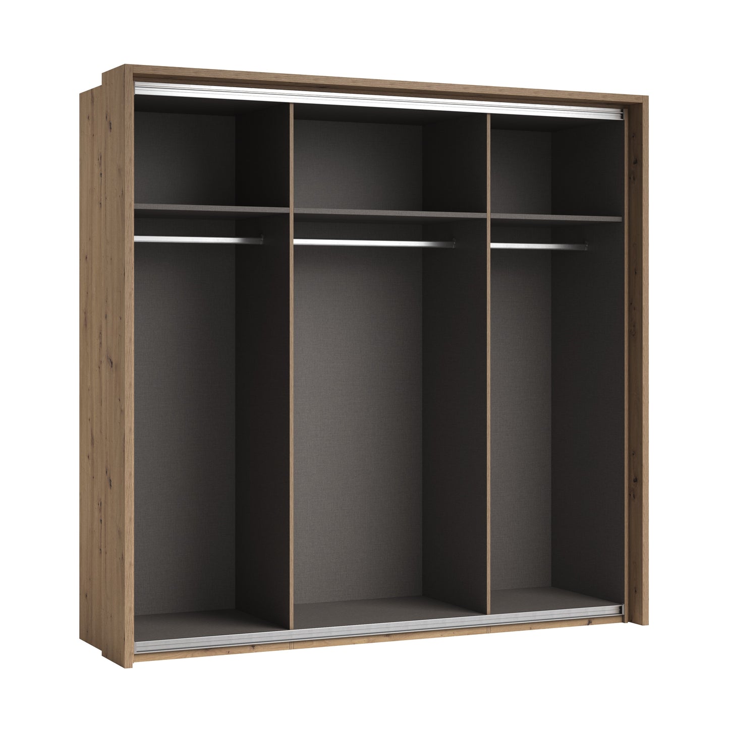 Dulap Cu Rama Prestige Stejar Natur, 225.1 Cm