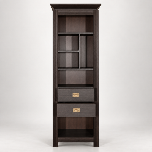 Biblioteca Saigon Cantori Cu 2 Sertare 68.4 Cm