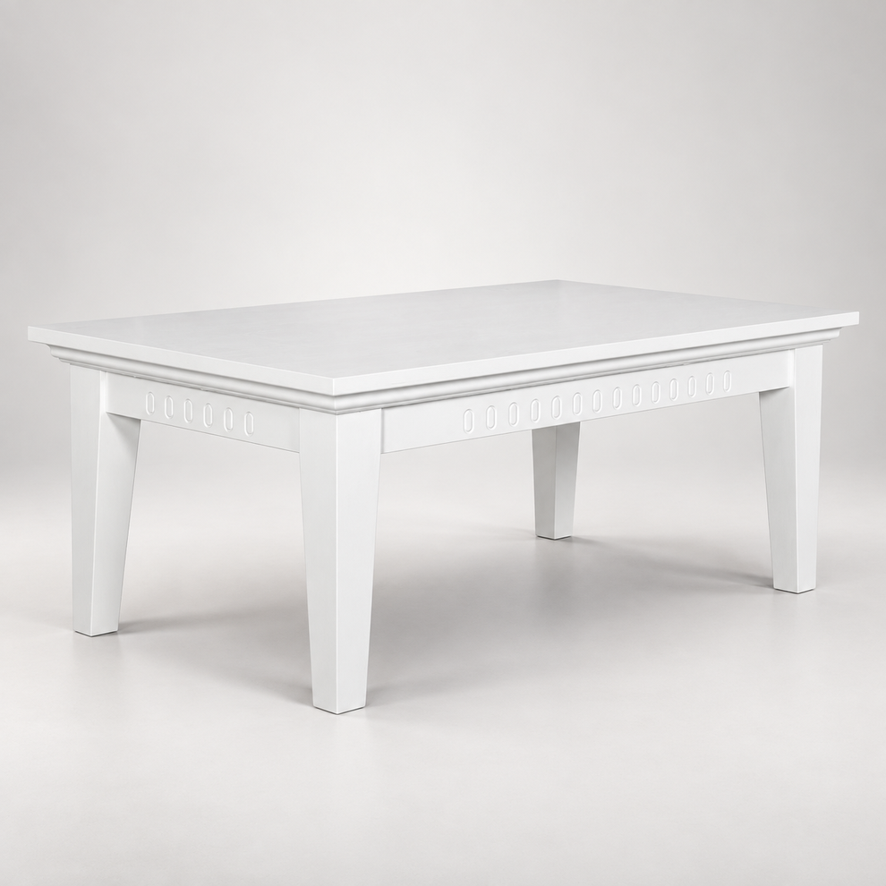 Masa Cafea Saint Tropez, Alb, Vopsit 120 x 70 x 47 Cm #studio
