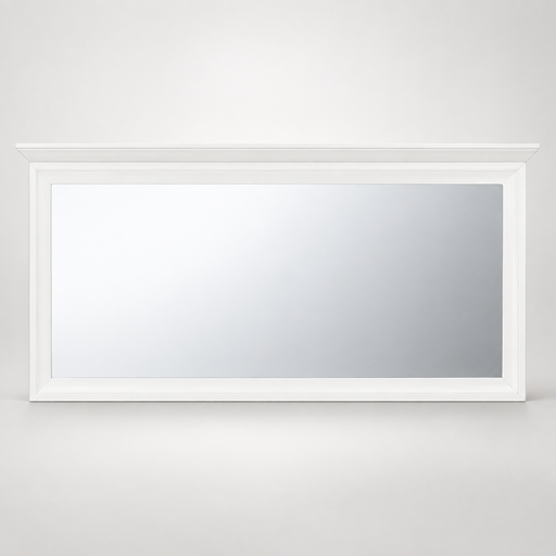 Rama Oglinda Verona Bianco Alb, 180 Cm #studio