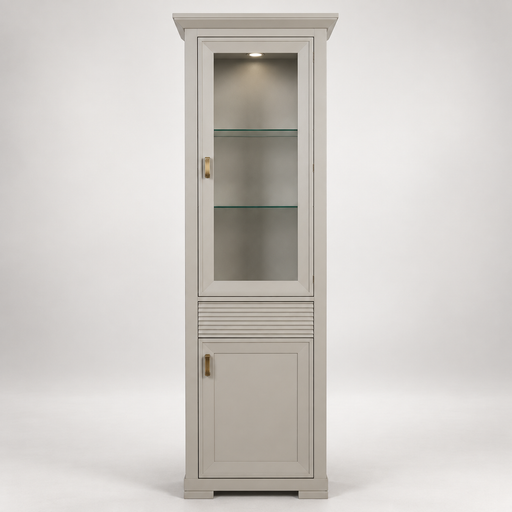 Vitrina Cu 2 Usi Si 1 Sertar Verona Kashmir, 65.4 Cm #studio
