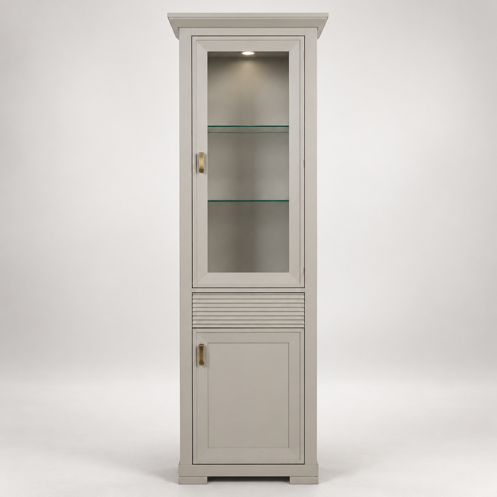 Vitrina Cu 2 Usi Si 1 Sertar Verona Kashmir, 65.4 Cm #studio