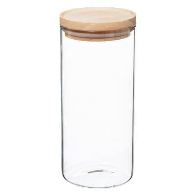 Recipient Sticla Cu Capac Bamboo 1,3 L