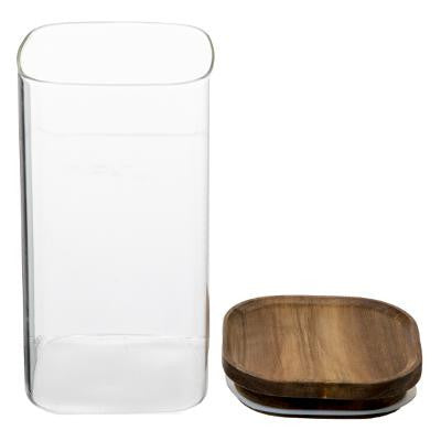 Borcan Cu Capac Wood 1,3L