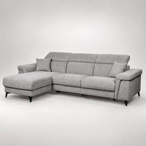 coltar-extensibil-cu-insula-sorrento-interschimbabil-stanga-dreapta-290-cm gri cu lada   #studio